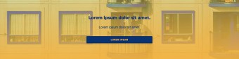 (45) Banner per ricerca immobili con titolo, testo e call to action